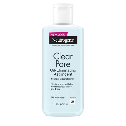 Neutrogena Clear Pore Oil-Eliminating Astringent, 8 Fluid Ounce — 24 Per Case