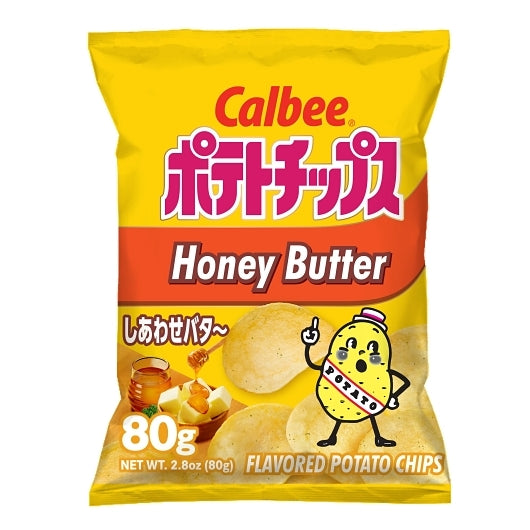 Calbee Potato Chips Honey Butter, 2.8 Ounce — 6 Per Case