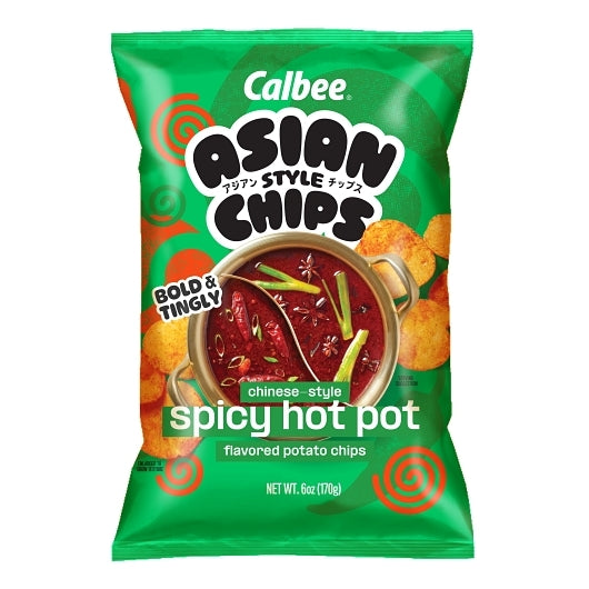 Calbee Chinese-Style Spicy Hot Pot Chips, 6 Ounce — 12 Per Case