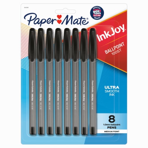 Paper Mate InkJoy Pens Black, 8 Count — 12 Per Case