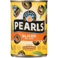 Pearls Black Ripe Sliced Olives Canned, 6.5 Ounce — 12 Per Case