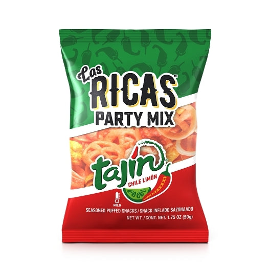 Cazo De Oro Las Ricas Tajin Party Mix, 1.75 Ounce — 12 Per Case