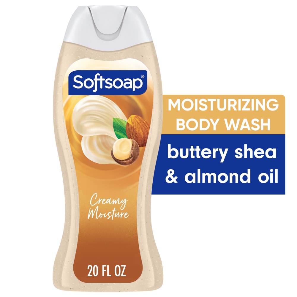 Softsoap Shea & Almond Oil Body Wash, 20 oz — 4 Per Case