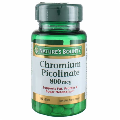 Nature's Bounty #2603 Chrom Picolinate 50s — Case of 24