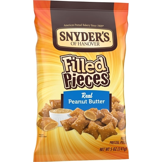 Snyder's Of Hanover Peanut Butter Filled Pretzel Pieces, 5 Ounce — 8 Per Case