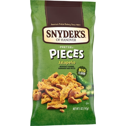 Snyder's Of Hanover Jalapeno Pretzels, 5 Ounce — 8 Per Case