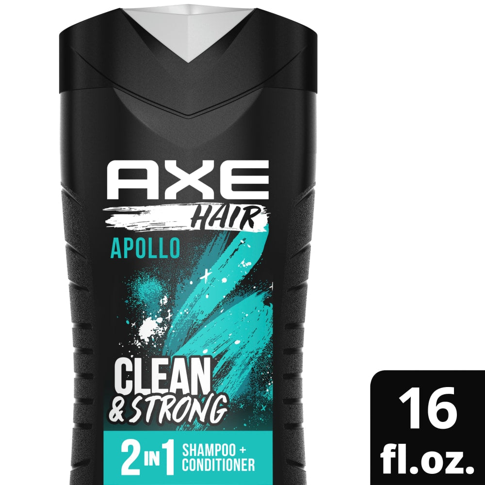 Axe Apollo 2-in-1 Shampoo, 16 oz — 4 Per Case