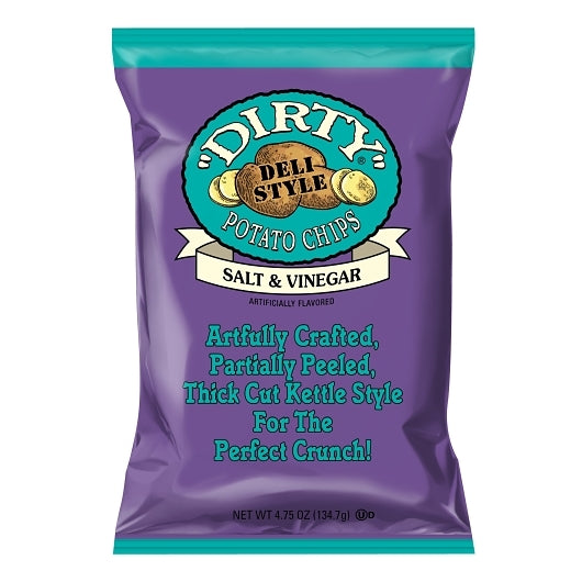 Dirty Salt & Vinegar Chips, 4.75 Ounce — 12 Per Case