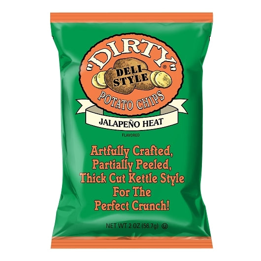 Dirty Jalapeno Heat Potato Chips, 2 Ounce — 25 Per Case