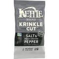 Kettle Foods Potato Chip Krinkle Salt & Fresh Ground Pepper, 5 Ounce — 8 Per Case