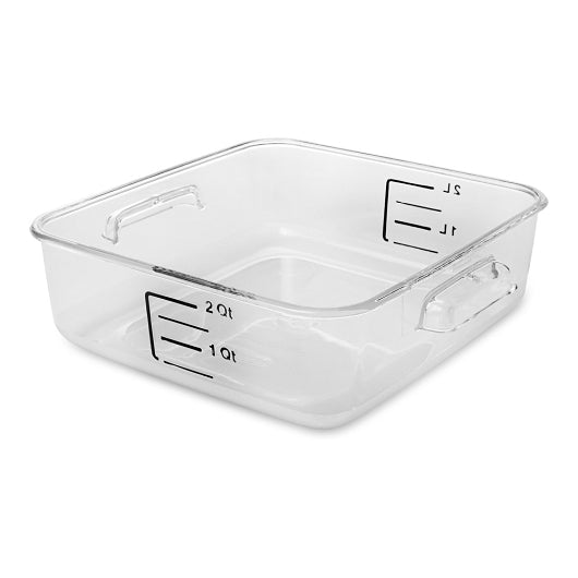 Rubbermaid Commercial Products Space Saving Container 2 Quart — 12 Per Case
