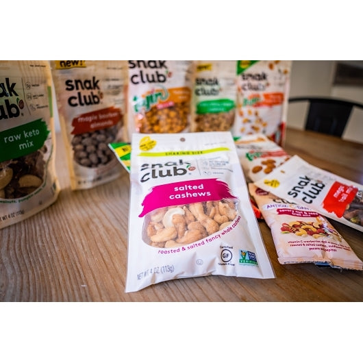 Snak Club Salted Cashews, 11 Ounce — 6 Per Case