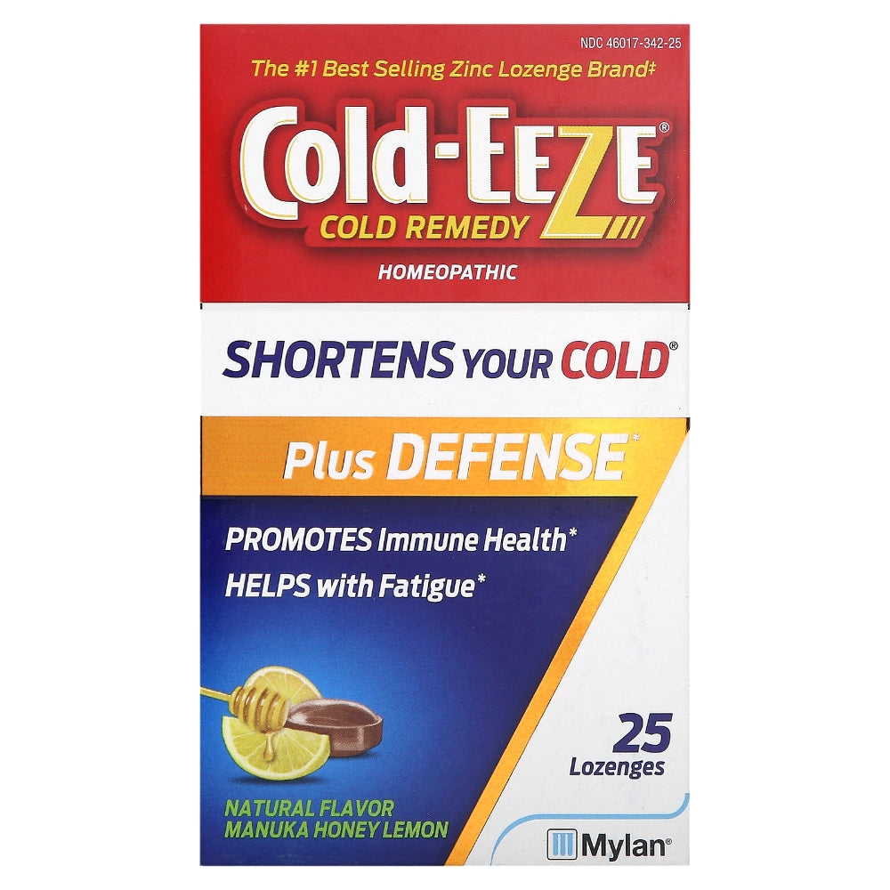 Cold-Eeze Honey Lemon Lozenges, 25 ct — 48 Per Case