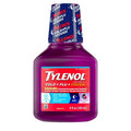 Tylenol Cold Flu Wildberry Cough Bottle Syrup Bottle, 8 Fluid Ounce — 24 Per Case