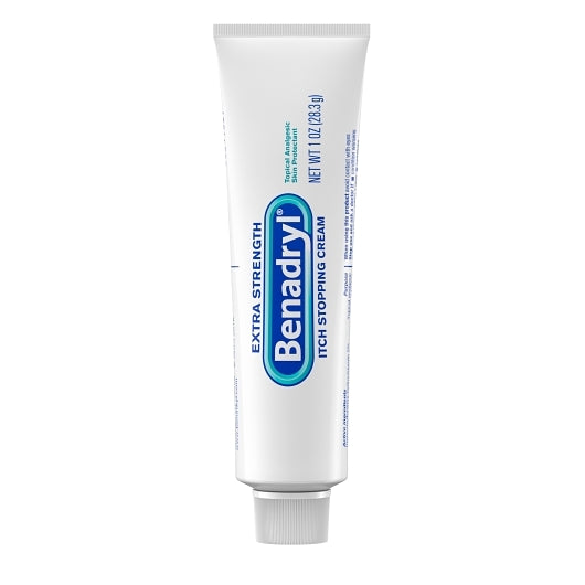 Benadryl Topical Extra Strength Cream, 1 Ounce — 24 Per Case