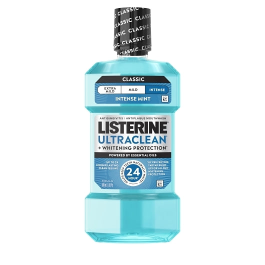 Listerine Antiseptic Ultraclean Cool Mint Mouthwash, 500 Milliliter — 6 Per Case