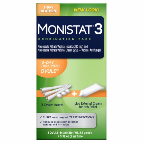 Monistat 3-day Cmbo Pack Dispos. — Case of 12
