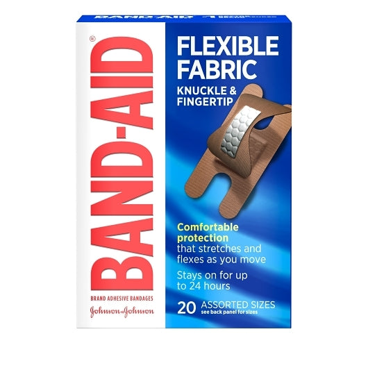 Band-Aid Flexible Fabric Bandages Box, 20 Count — 24 Per Case
