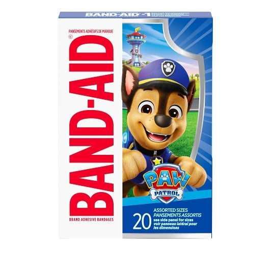 Band-Aid Nickelodeon Paw Patrol Bandages, 20 Count — 24 Per Case