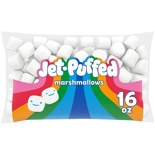 Jet-Puffed Regular White Marshmallows, 453 Gram — 12 Per Case