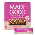 MadeGood Birthday Cake Granola Bar, 5 Count — 6 Per Case