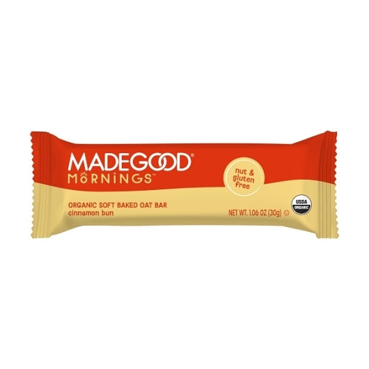 MadeGood Cinnamon Bar, 1.06 Ounce — 60 Per Case