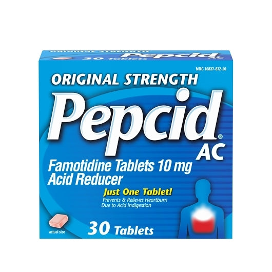 Pepcid Complete Acid Reducer Tablets, 30 Count — 6 Per Case