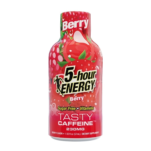 5-Hour Energy Shot Extra Strength Berry, 1.93 Fluid Ounce — 2592 Per Case