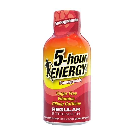 5-Hour Energy Shot Regular Strength Pomegranate, 1.93 Fluid Ounce — 216 Per Case