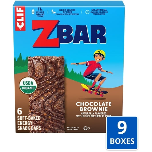 Clif Zbar Chocolate Brownie, 1.27 Ounce — 54 Per Case