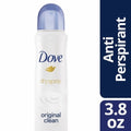 Dove Original Clean Dry Spray Antiperspirant Deodorant, 3.8 oz — 12 Per Case