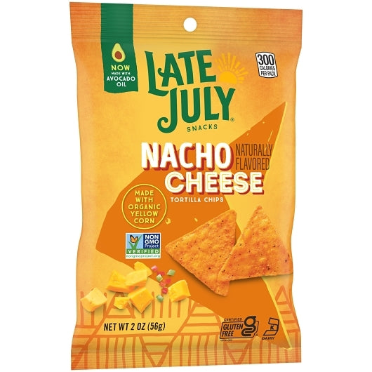 Late July Tortilla Chips Classic Nacho Chipotle, 2 Ounce — 24 Per Case