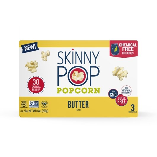 SkinnyPop Butter Flavored, 8.4 Ounce — 12 Per Case