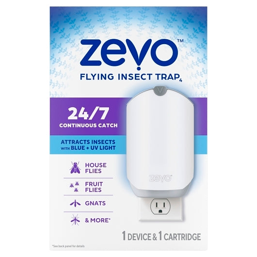 Zevo Flying Insect Trap Starter Kit, 1 Count — 4 Per Case
