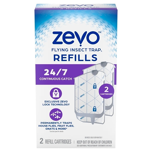 Zevo Flying Insect Trap Refill, 2 Each — 6 Per Case