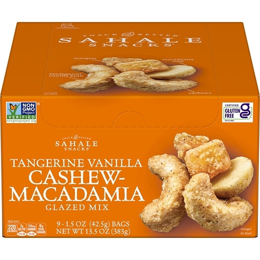 Sahale Snacks Tangerine Vanilla Cashew, 1.5 Ounce — 108 Per Case