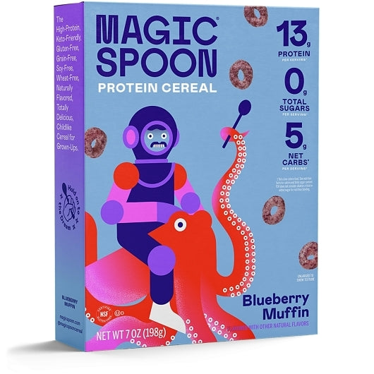 Magic Spoon Blueberry Muffin Cereal, 7 Ounce — 8 Per Case