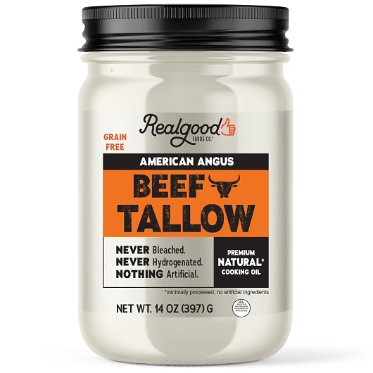 Real Good Foods American Angus Beef Tallow, 14 Ounce — 6 Per Case