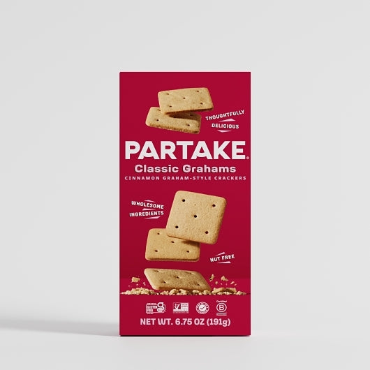 Partake Foods Classic Grahams Crackers, 6.75 Ounce — 6 Per Case