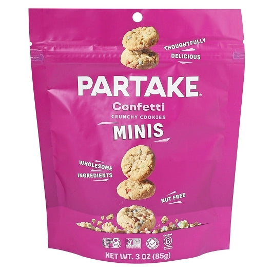 Partake Foods Crunchy Vanilla Sprinkle, 3 Ounce — 8 Per Case