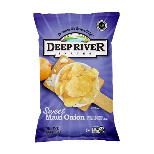 Deep River Snacks Sweet Maui Onion Kettle Potato Chips, 2 Ounce — 24 Per Case
