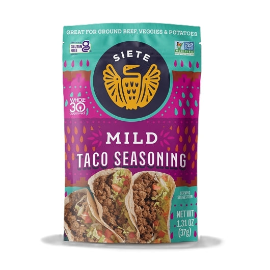 Siete Mild Taco Seasoning, 1.31 Ounce — 12 Per Case