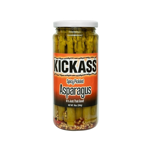 Kickass Beef Jerky Spicy Pickled Asparagus, 16 Ounce — 12 Per Case