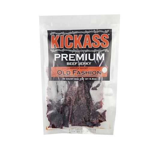 Kickass Beef Jerky Old Fashion Beef Jerky — 10 Per Case
