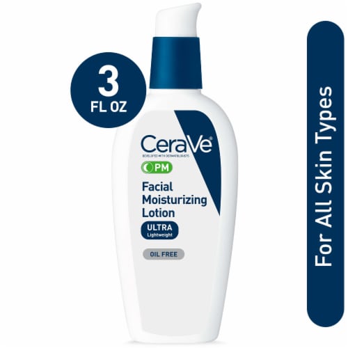 CeraVe PM Facial Moisturizing Lotion, 3 oz — 12 Per Case