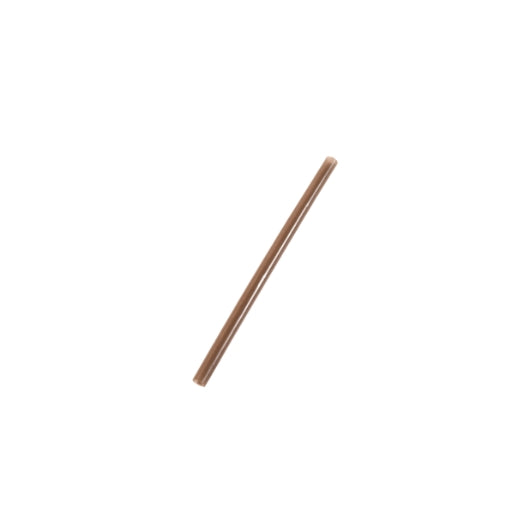 The Sustainable Agave Company 5" Agave Brown Regular Straws - Unwrapped, 500 Count — 8000 Per Case