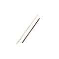 The Sustainable Agave Company 8" Agave Brown Regular Straws - Wrapped, 500 Count — 8000 Per Case