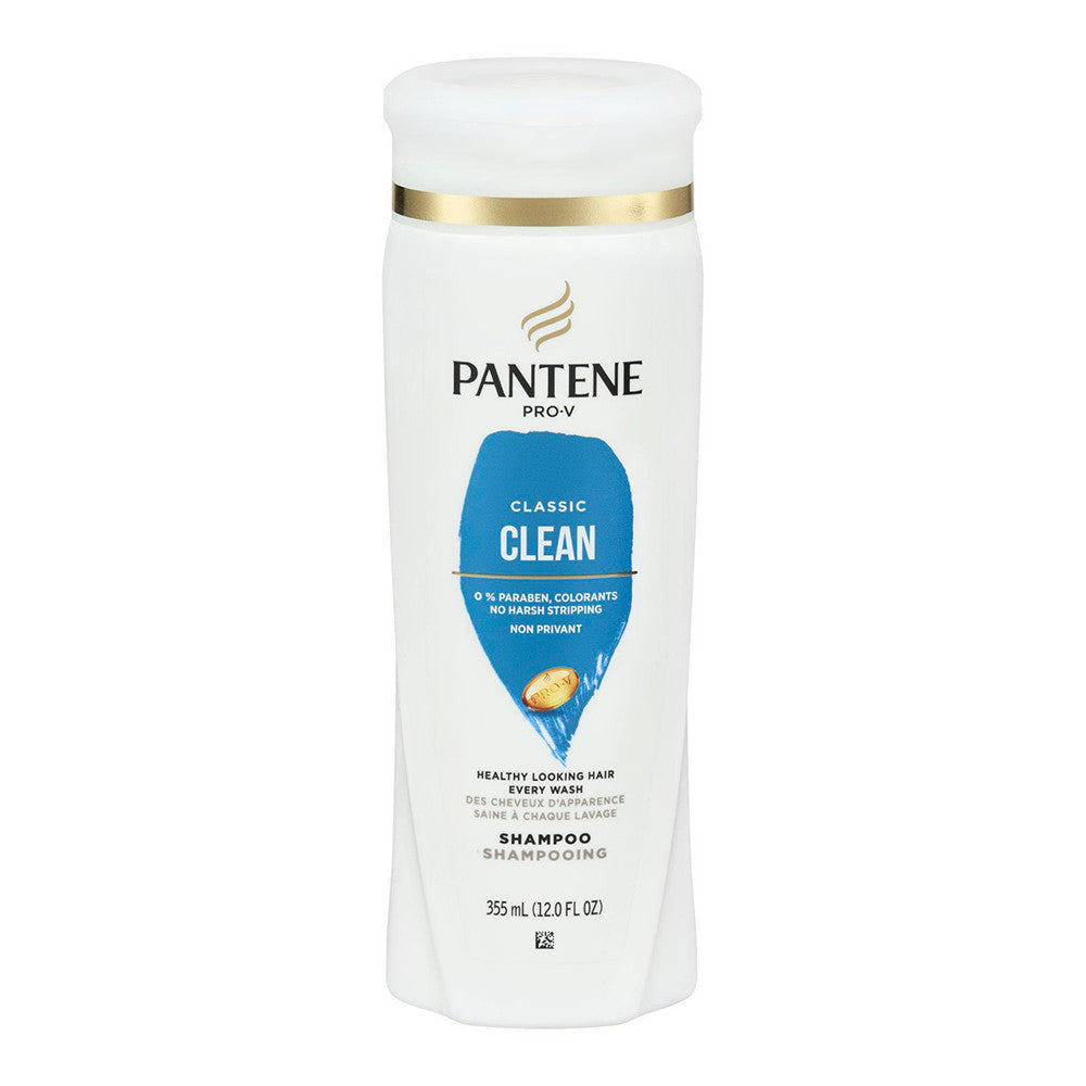 Pantene Pro-V Classic Clean Shampoo, 12 oz — 6 Per Case