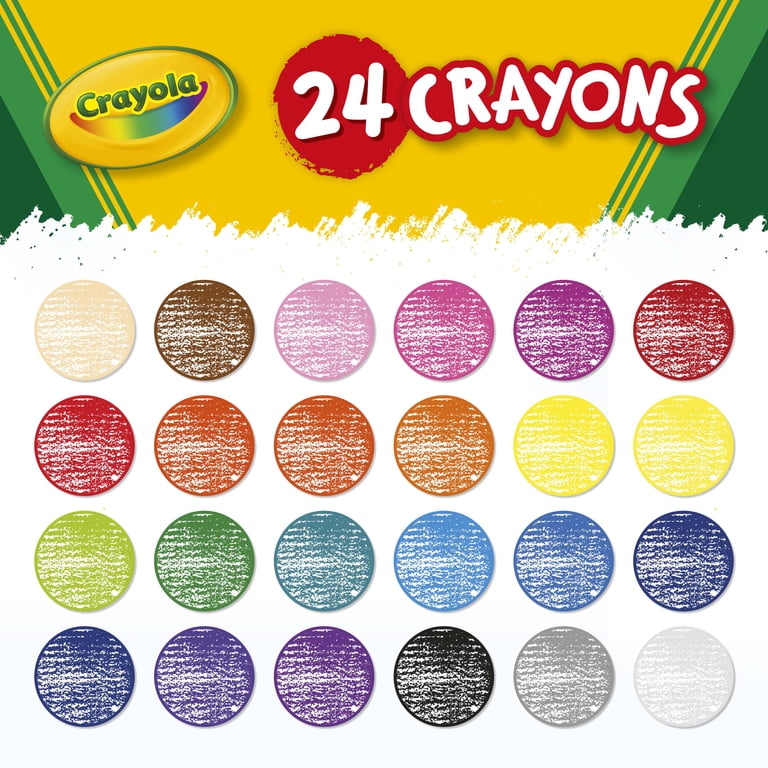 Crayola Crayons 24 ct Color Wrld — Case of 48