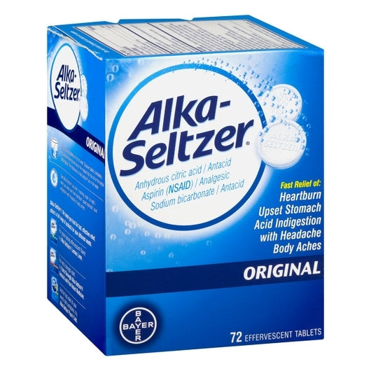 Alka-Seltzer Original With Aspirin — 24 Per Case